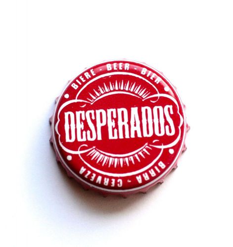 Desperados Tequila Flavoured Lager Bottle Top/Cap (Red) Collector&#039;s