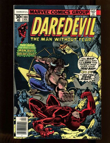 Daredevil #144 VF Hannigan Sinnott Elias Man-Bull Owl