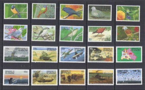 x8813 St Vincent &amp; Grenadines / A Small Collection of Victoria Early Umm