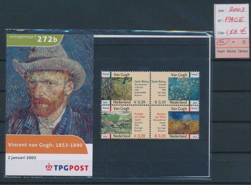 LF31486 Netherlands 2003 Vincent van Gogh art lot MNH face value 1,56
