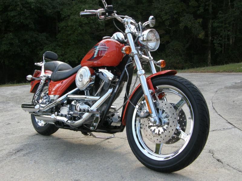 Harley-Davidson 2000 FXR4, Orange with only 5,765 miles, Eric Buell designed