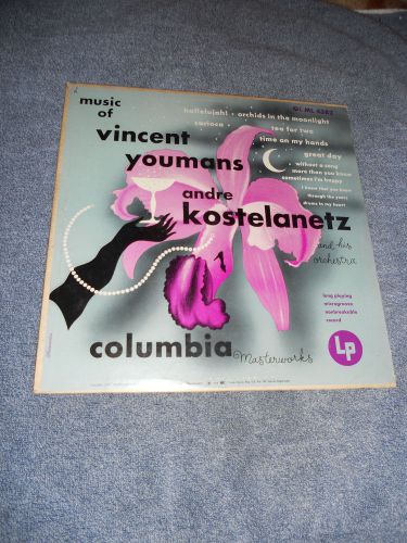 Vincent youmans andre kostelanetz &amp; orchestra columbia masterworks 33 1/3