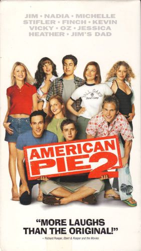American Pie 2 (VHS) Jason Biggs, Alyson Hannigan, Shannon Elizabeth