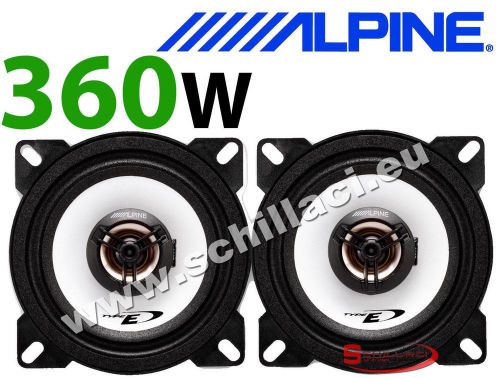 Alpine volkswagen vento 4dr 91-97 4&#034; 10cm 2 way 360w car coaxial dash speakers