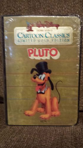 Pluto *FACTORY SEALED!* Beta Max Disney Classics RARE OOP