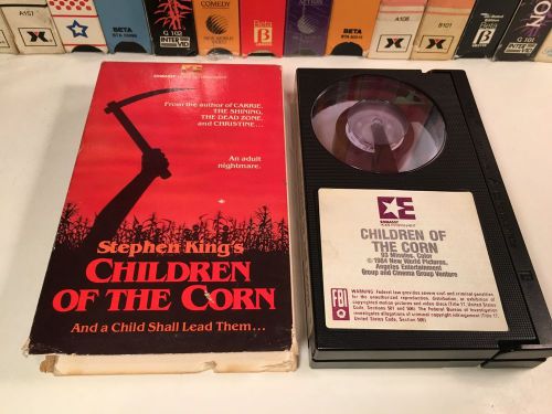 * Children Of The Corn Betamax NOT VHS 1984 Horror Beta Stephen King 80&#039;s
