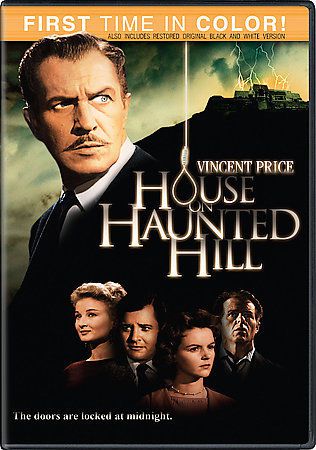 HOUSE ON HAUNTED HILL - First Time in Color - Vincent Price - NEW DVD