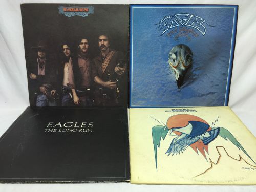 Eagles Lot of 4 Vinyl Record Albums Desperado Long Run Border Greatest Hits