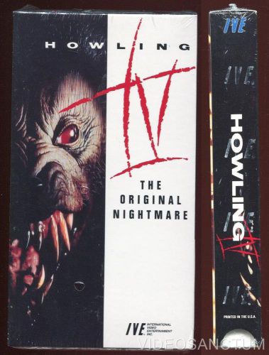 WEREWOLF HORROR BETA NOT VHS HOWLING IV THE ORIGINAL NIGHTMARE 1988 IVE OCCULT