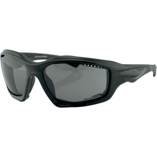 Bobster Desperado Sunglasses Square/Wrap Smoke Lens Black 2610-0583 EDES001