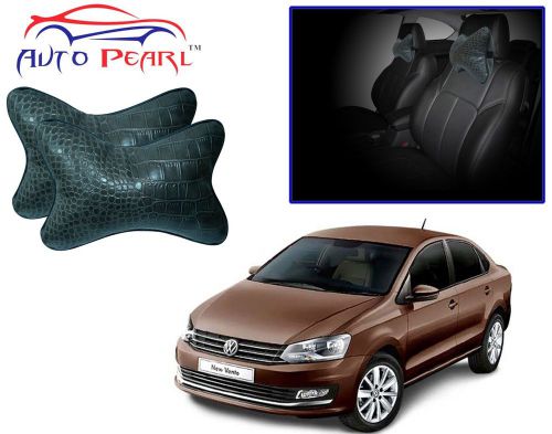 Premium make new grey car neck cushion/neck pillow 2 pcs. for - volkswagen vento
