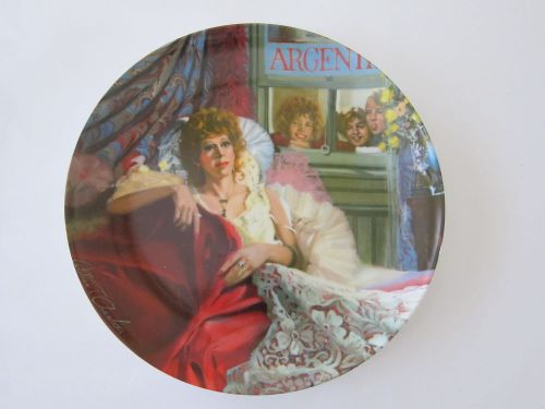 1986 KNOWLES &#034;ANNIE and MISS HANNIGAN&#034; Collector&#039;s Plate painted by Chambers
