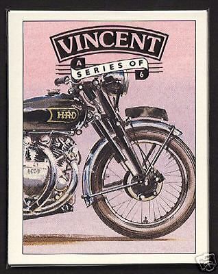 Vincent original collectors cards- black shadow, rapide