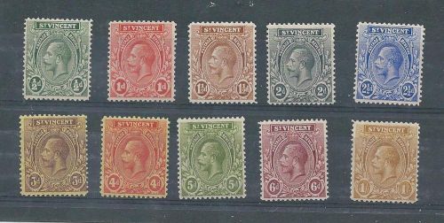 St vincent 1921-1932 issue