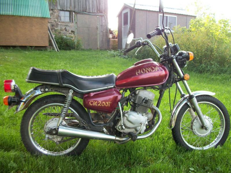 1980 honda cm200t twinstar motorcycle low miles runs great