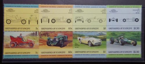 Grenadines of st vincent 1985 cars mnh