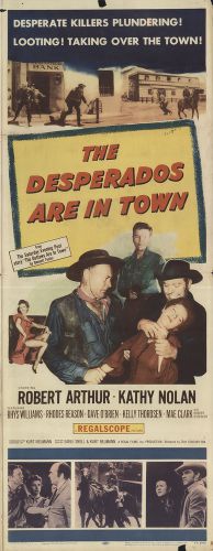 The Desperados Are in Town 1956 Original Movie Poster Western