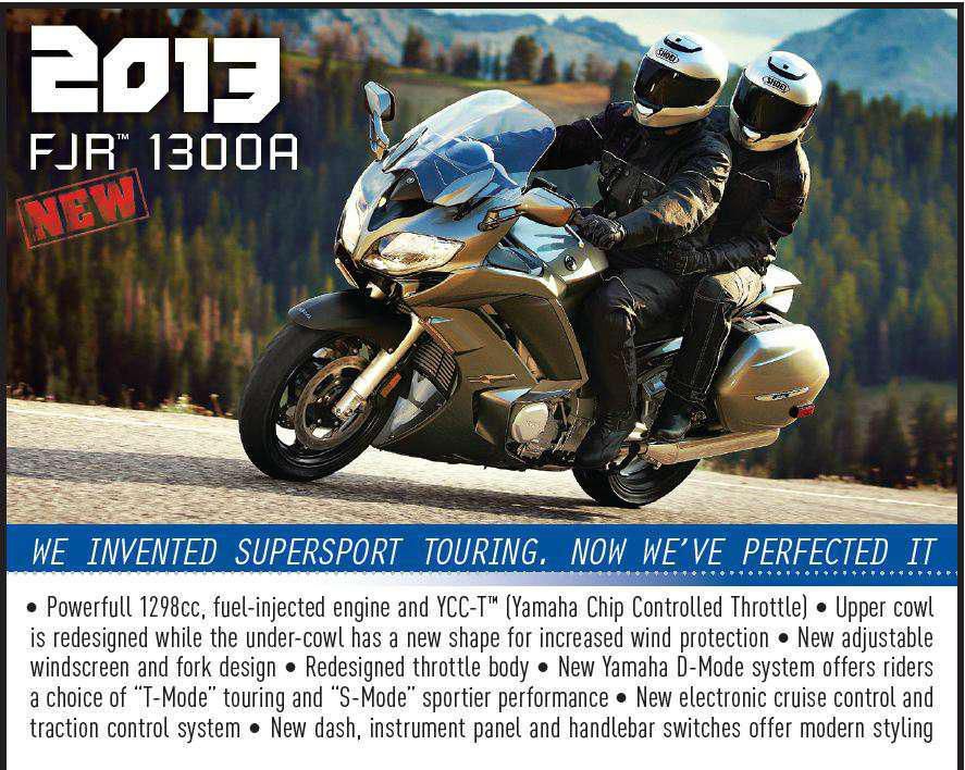 2013 yamaha fjr1300a  sportbike 