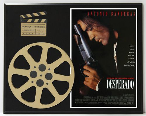 Desperado antonio banderas movie poster limited edition movie reel display