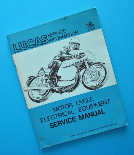 BSA Norton Triumph Vincent Motorcycle Lucas Electrical Service Manual Book