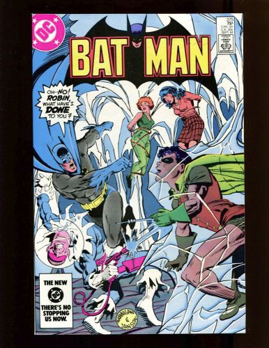 Batman #375 VF+ Hannigan Janson Newton Alcala Brief Origin Mr Freeze Jemm Insert