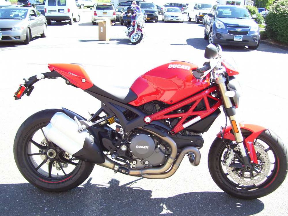2012 DUCATI MONSTER 1100 EVO, Red &amp; White, Air-Cooled L-Twin Engine/1078cc