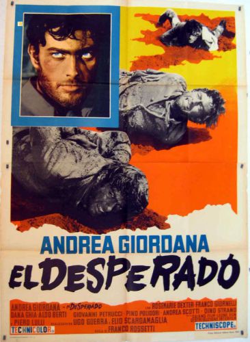 El desperado/ 40098/ andrea giordana/ 1967/ franco rossetti/ / poster