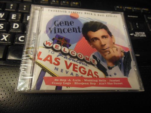 Twentieth Century Rock &amp; Roll Artists by Gene Vincent CD NEW rockabilly Greatest