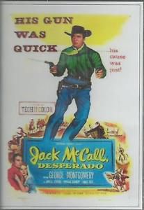 Jack mccall desperado george montgomery  western rare dvd