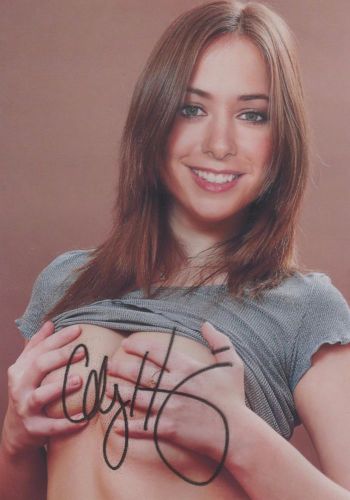 Alyson Hannigan (Upshirt) Buffy How I Met Your Mother RARE SIGNED RP 8x10 WOW!!!