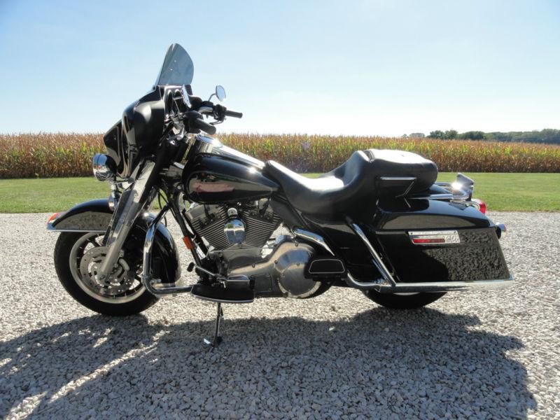 Harley davidson electra glide standard, 2005, black, low miles!!1 owner