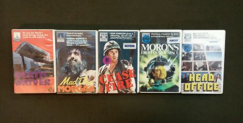 Lot of 5 Thorn EMI HBO Beta Video Tapes Comedy Action Dennis Hopper Don Johnson