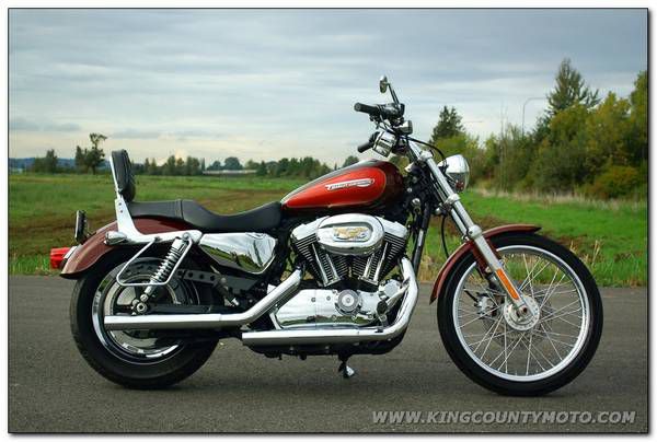 2008 Harley Davidson Sportster 1200 Custom, 7k miles, Vance &amp; Hines