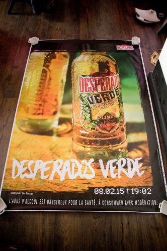 Beer DESPERADOS 19h02 by Ben Stockley 4x6 ft D/S Original Drinking Advertising