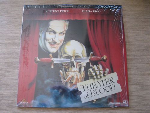 THEATER OF BLOOD LASERDISC DELUXE LETTERBOX NTSC CLV HORROR VINCENT PRICE