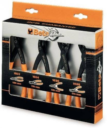 Beta tools 1031 / s4 4 piece circlip plier set brand new