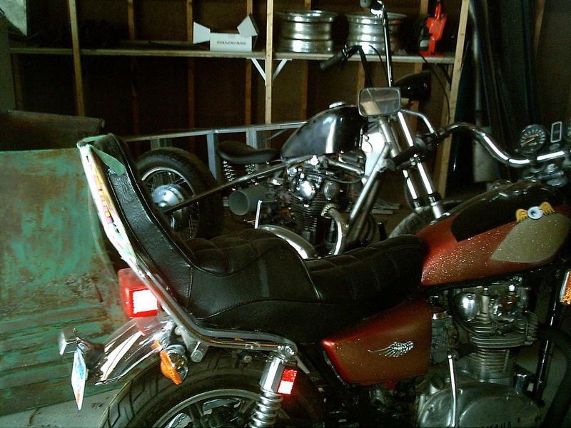YAMAHA XS650 1982 CHOPPER & 1979 STOCK TWO FOR THE PRICE OF ONE BOTH WITH TITLES