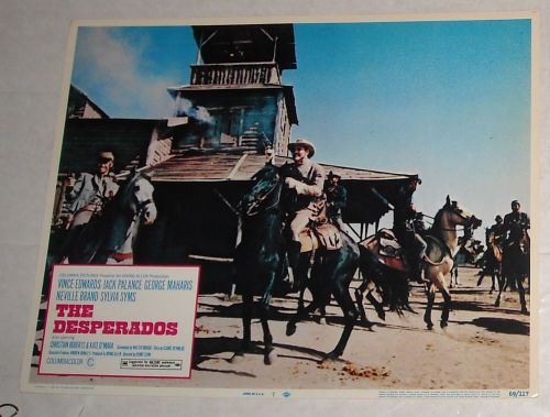 1969 The DESPERADOS LOBBY CARD 7 Jack PALANCE WESTERN