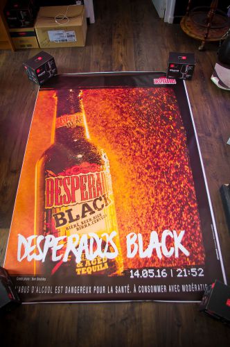 Beer DESPERADOS 21h52 by Ben Stockley 4x6 ft D/S Original Drinking Advertising