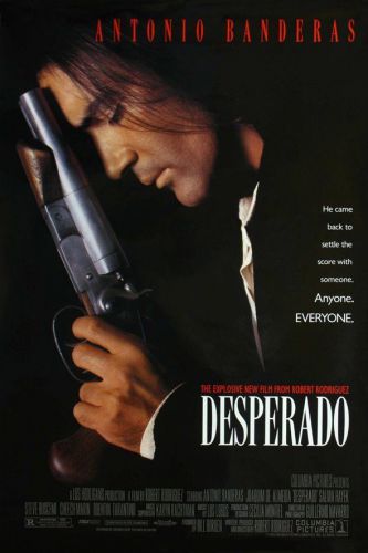 27X40&#034; 1995 DESPERADO Movie Antonio Banderas Fabric Poster Room Decor 169