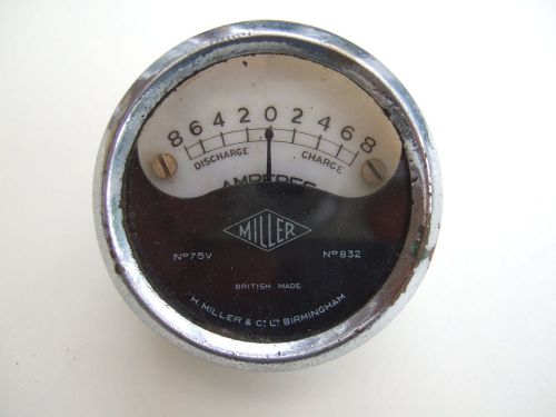 Vintage Miller Ammeter  Velocette, Douglas, Vincent Comet, Rapide, etc.