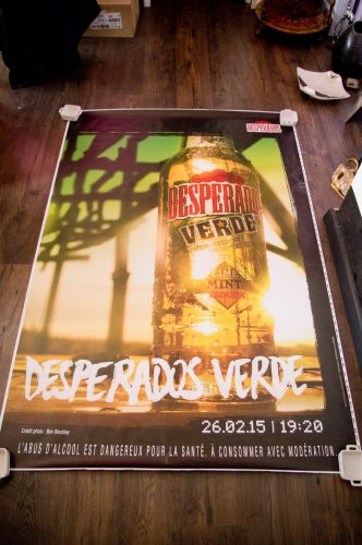 Beer DESPERADOS 19h20 by Ben Stockley 4x6 ft D/S Original Drinking Advertising