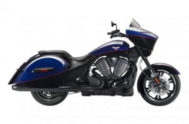 New 2014 Victory Cross Country Boss Blue &amp; Gloss Black for sale.