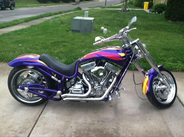 2001 Bourget Fat Daddy Custom chopper pro-street motorcycle soft tail