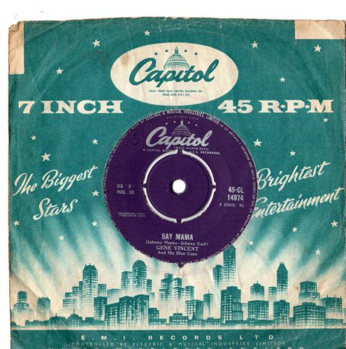 Gene vincent - say mama 7&#034; single 1959
