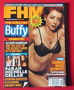 Fhm #33 - june 2003 - girls of buffy tvs, alyson hannigan - newstand magazine