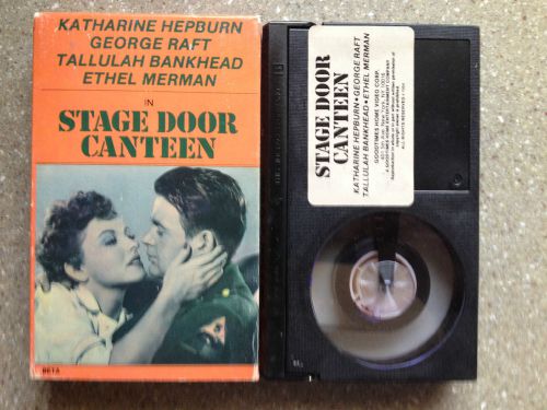 Stage Door Canteen - Katharine Hepburn - BETA - Betamax