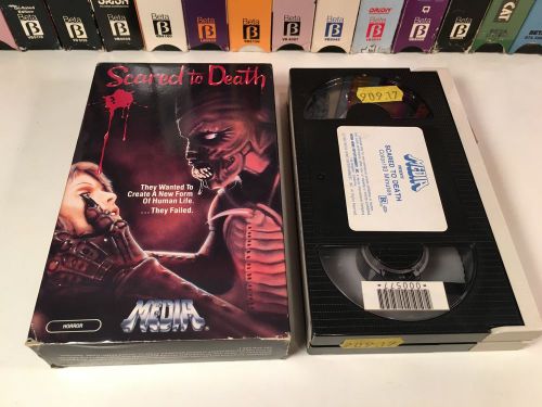 * Scared To Death Betamax NOT VHS 1980 Horror Sci Fi 80&#039;s Beta John Stinson