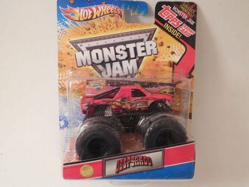 Hot Wheels Monster Jam 1st Editions 2012 Desperado w/ Topps Card 1/64 Scale NIP