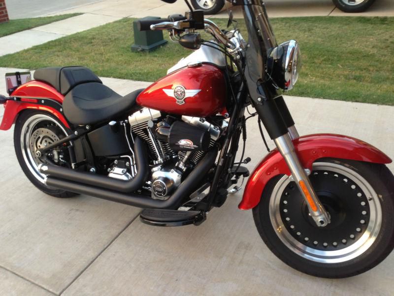 2013 Harley-Davidson Fat Boy Lo, 500 miles, Screamin' Eagle!